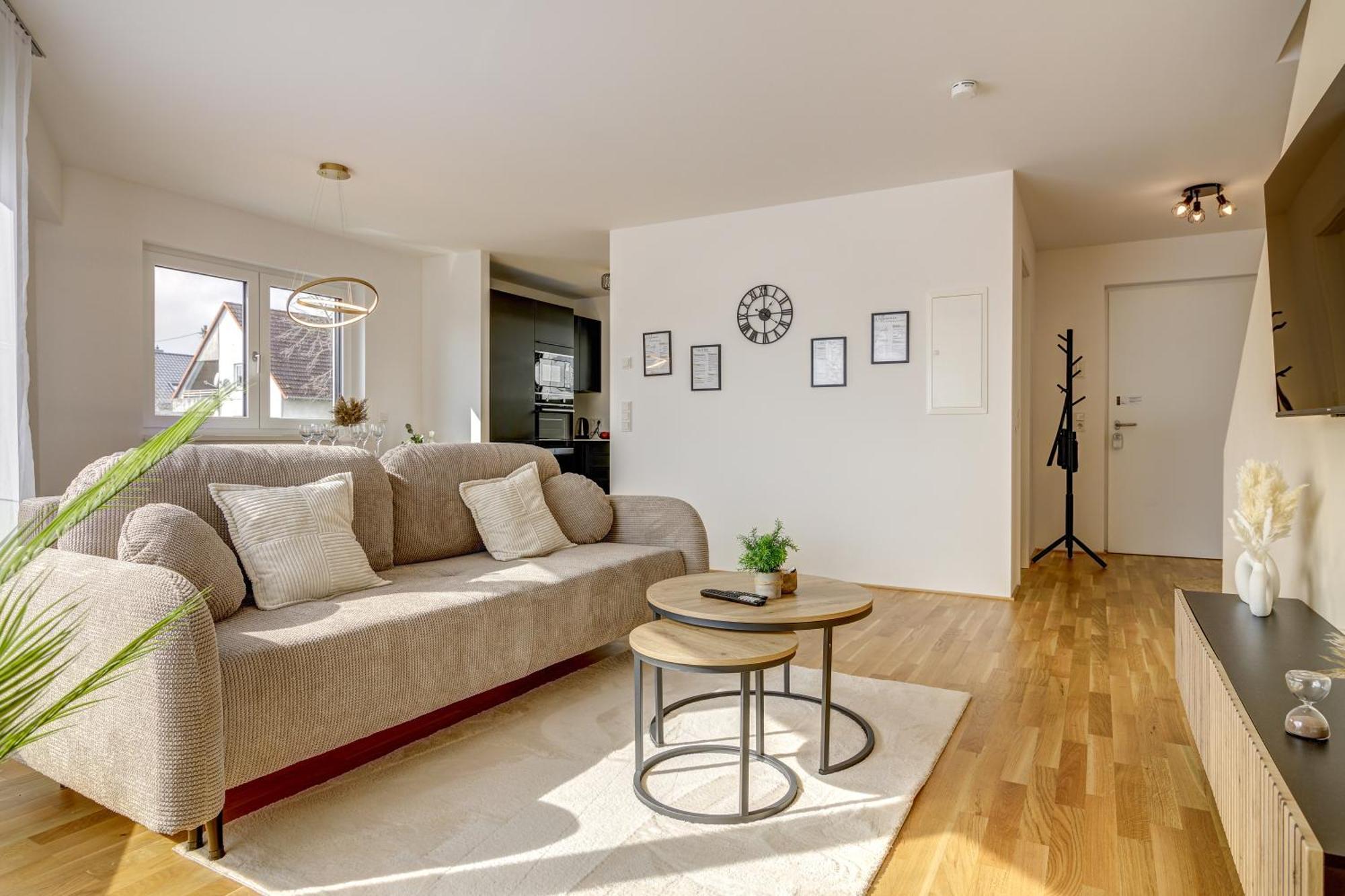 Exklusive 3-Zimmer Luxus-Maisonette In Hochheim - Naehe Frankfurt Flughafen, Wiesbaden Und Mainz Hochheim am Main Eksteriør billede